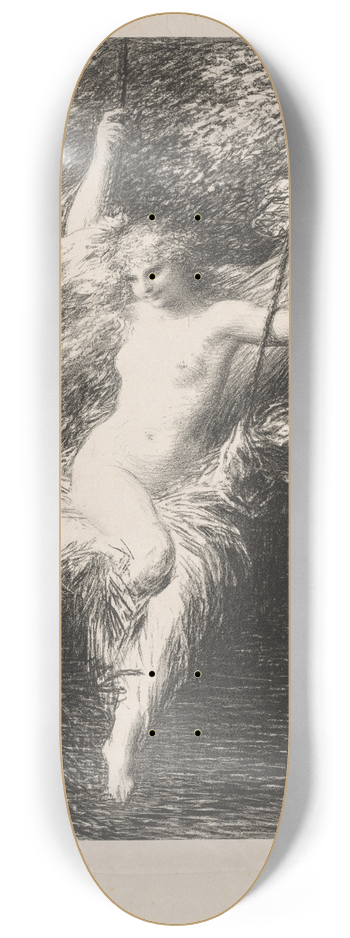 Henri Fantin-Latour - Sarah la Baigneuse 8.25 inch art skate deck
