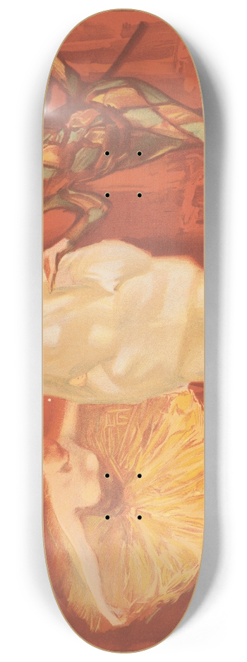 Henri-Gabriel Ibels - Pantomime 8.25 inch art skate deck