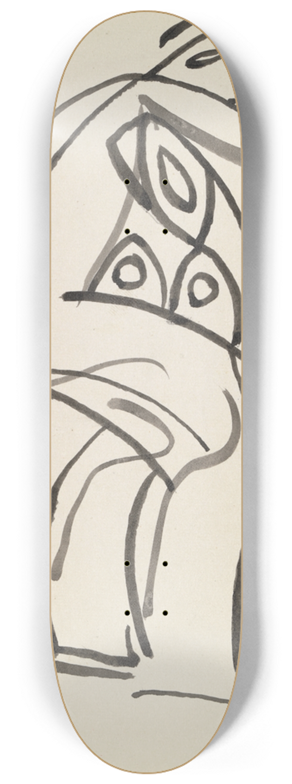 Henri Gaudier-Brzeska - Study of a Female Figure 8.25 inch art skate deck