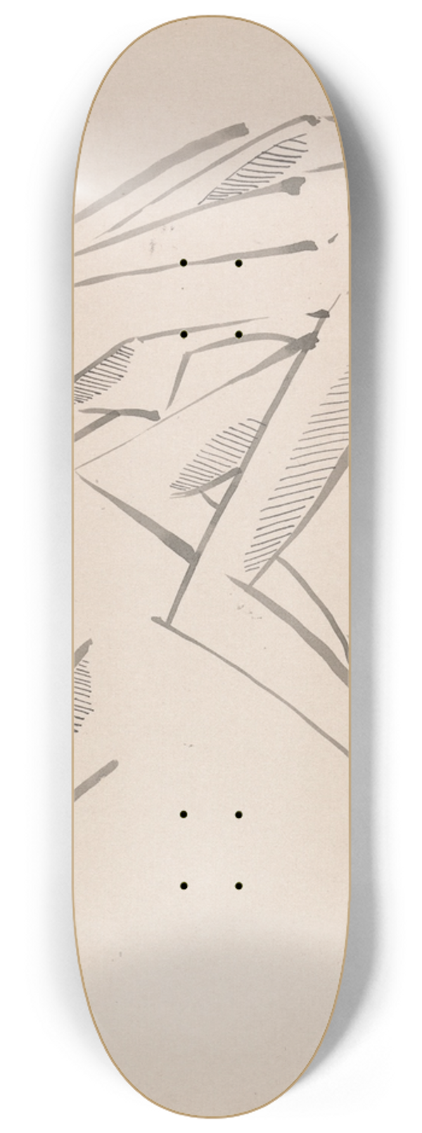 Henri Gaudier-Brzeska - Two Figure Studies 8.25 inch art skate deck