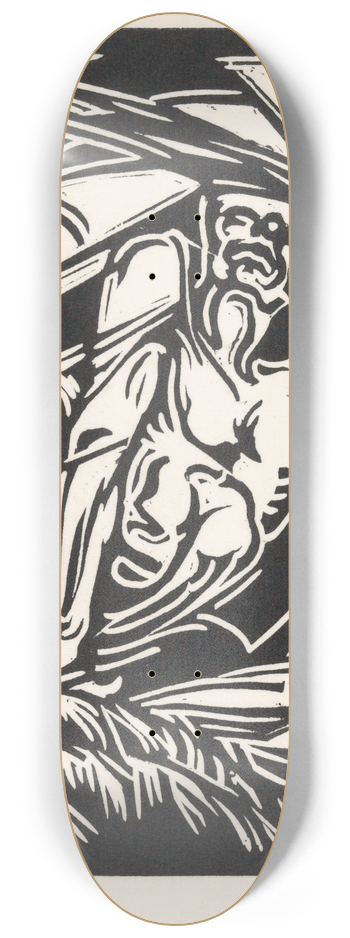 Henri Jonas - Personificatie van de wind 8.25 inch art skate deck