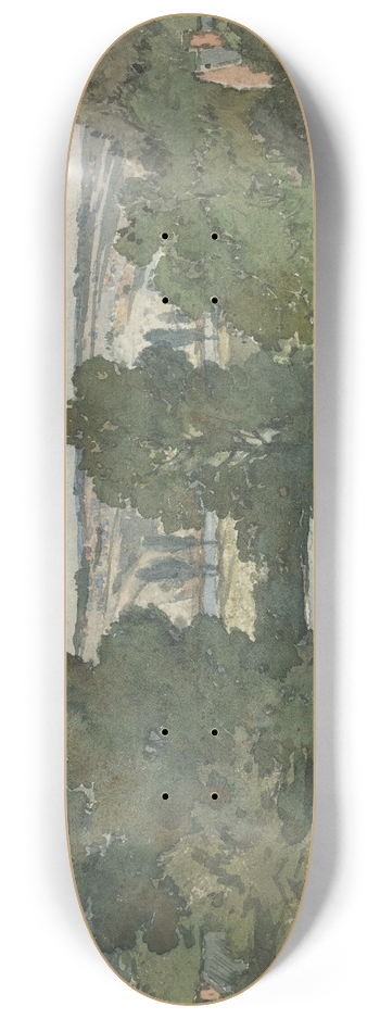 Henri-Joseph Harpignies - Briare 8.25 inch art skate deck