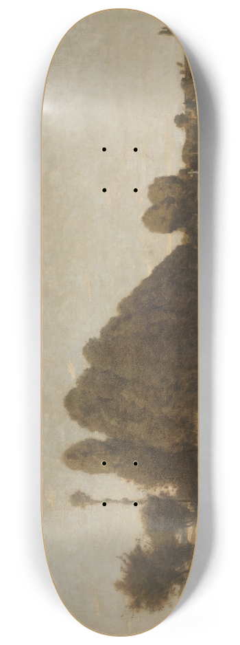 Henri-Joseph Harpignies - El Canal de Briare 8.25 inch art skate deck