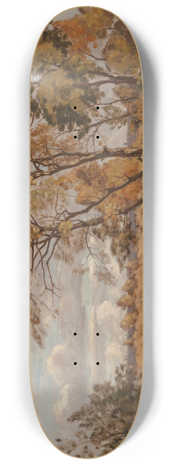 Henri-Joseph Harpignies - Paysage 8.25 inch art skate deck