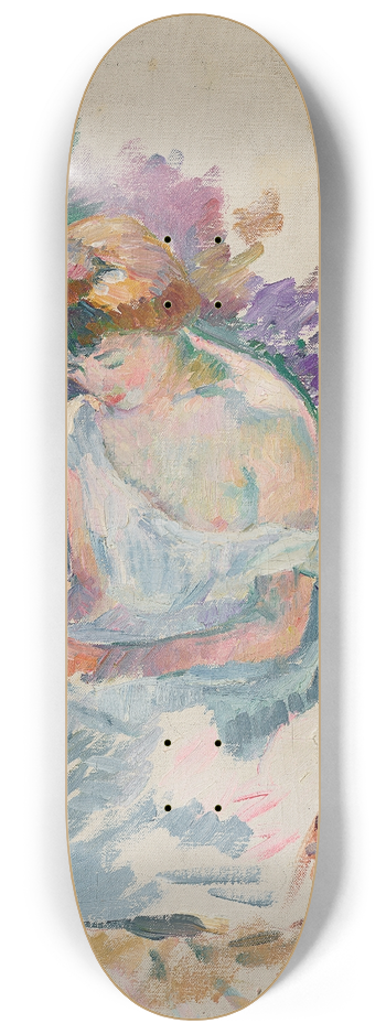 Henri Lebasque - Femme au jardin 8.25 inch art skate deck