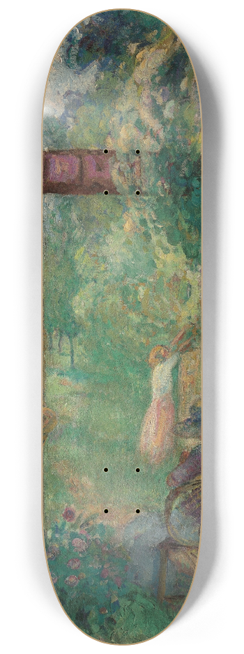 Henri Lebasque - Femmes et enfants dans un jardin en t 8.25 inch art skate deck