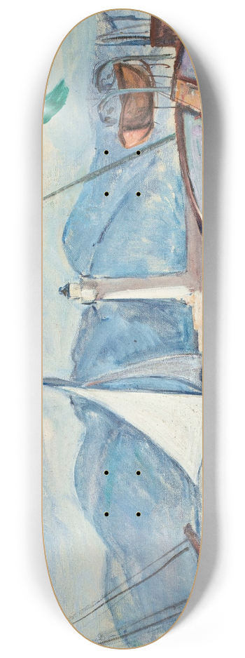 Henri Lebasque - Le port de Saint-Tropez 8.25 inch art skate deck