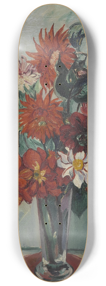 Henri Manguin - Dahlias 8.25 inch art skate deck
