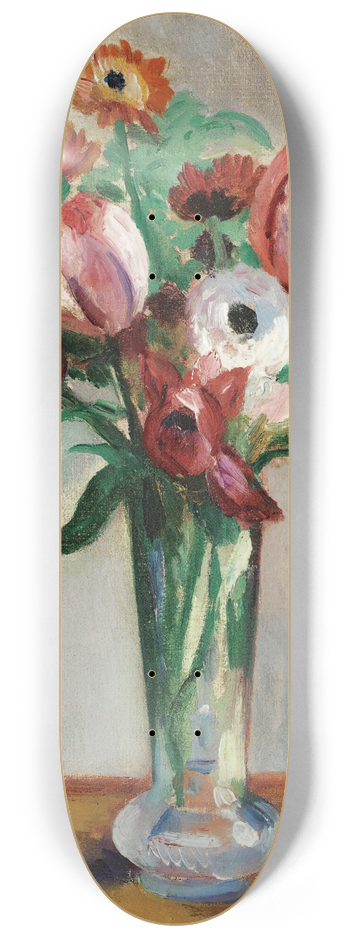 Henri Manguin - Tulipes Et Renoncules 8.25 inch art skate deck
