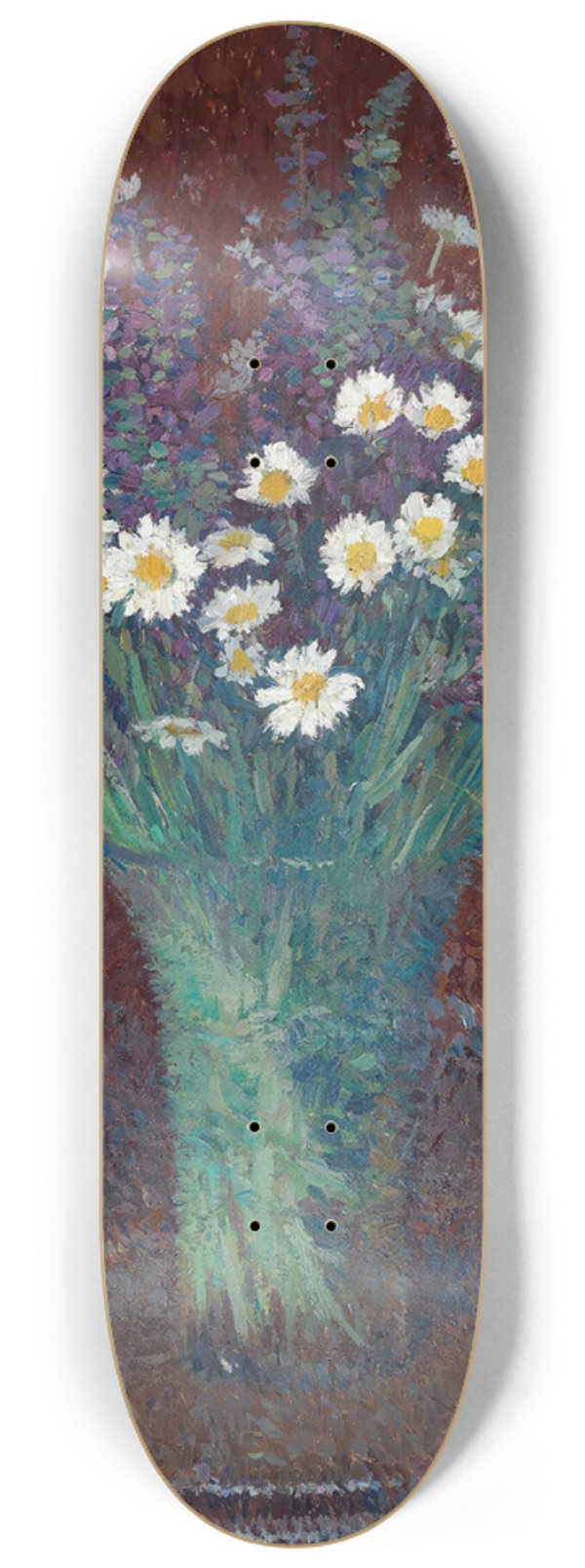 Henri Martin - Vase De Marguerites 8.25 inch art skate deck