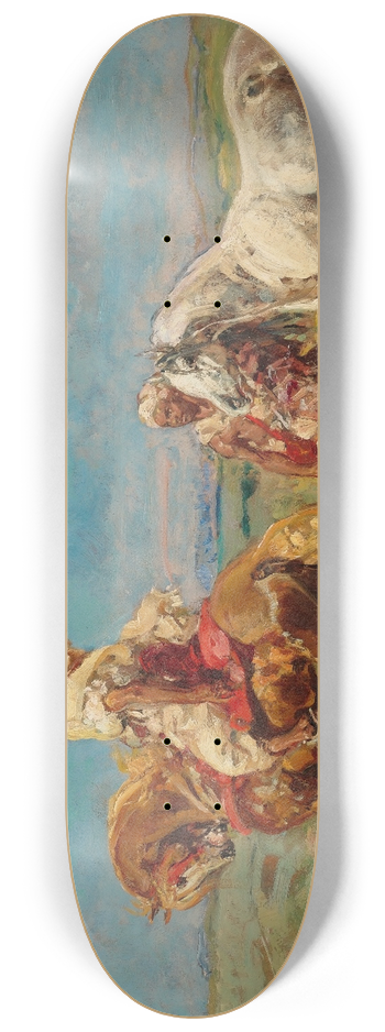 Henri milien Rousseau - Groupe Darabes  Labreuvoir 8.25 inch art skate deck