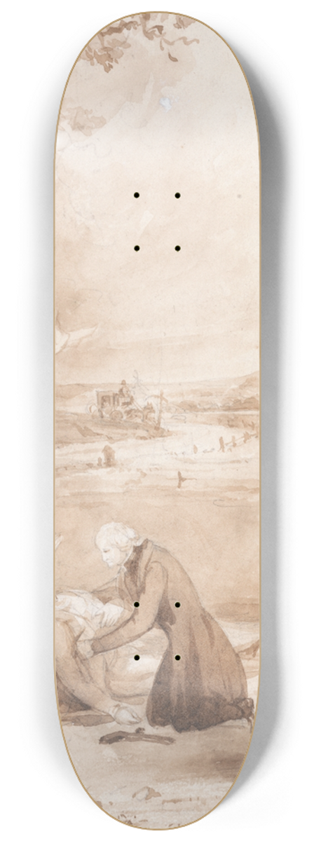 Henry Dawe - The Life of a Nobleman: Scene the Eighth  The Duel 8.25 inch art skate deck