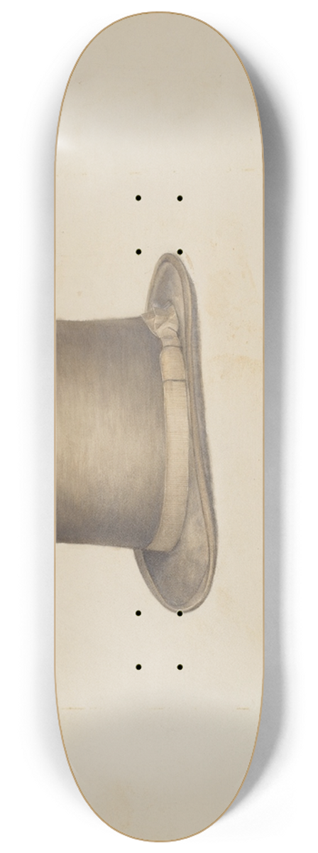 Henry De Wolfe - Mans Hat 8.25 inch art skate deck