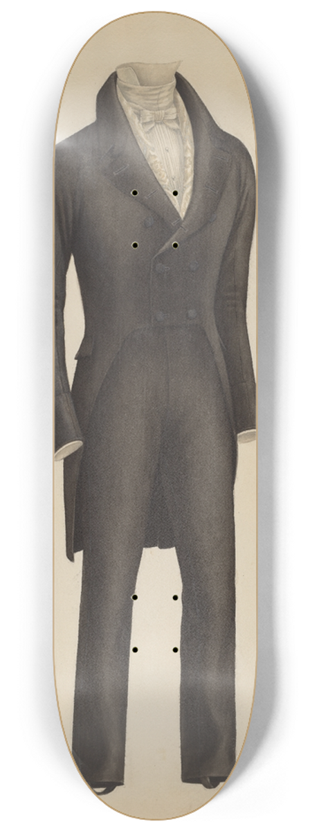 Henry De Wolfe - Mans Suit 8.25 inch art skate deck