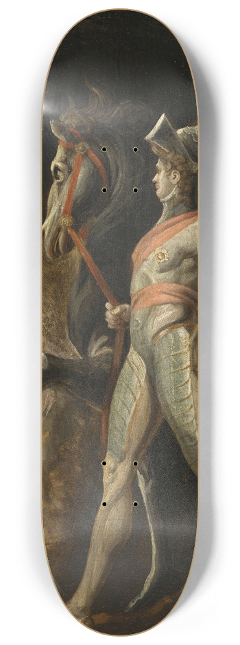 Henry Fuseli - The Meeting Of Sir Hon Of Bordeaux And Scherasmin In The Libanon Cave, From Wielands Oberon 8.25 inch art skate deck