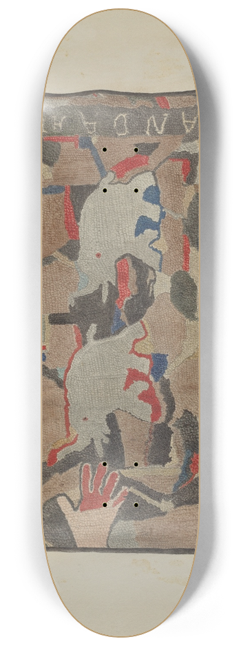 Henry Granet - Hooked Rug 8.25 inch art skate deck
