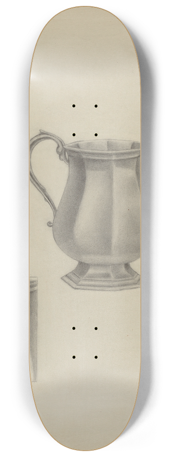 Henry Granet - Silver Mug 8.25 inch art skate deck