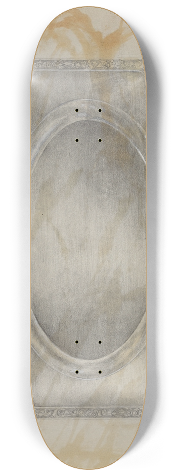 Alfred Nason - Silver Platter 8.25 inch art skate deck