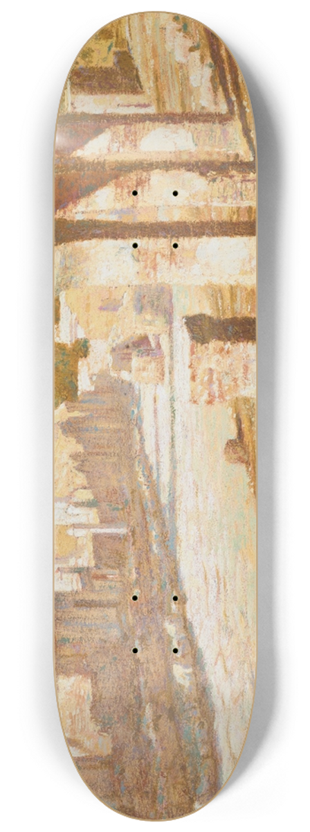 Henry James Holiday - Street of tombs, Pompeii 8.25 inch art skate deck