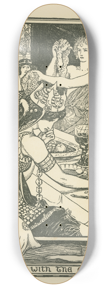 Henry Justice Ford - The boys with the golden stars 8.25 inch art skate deck
