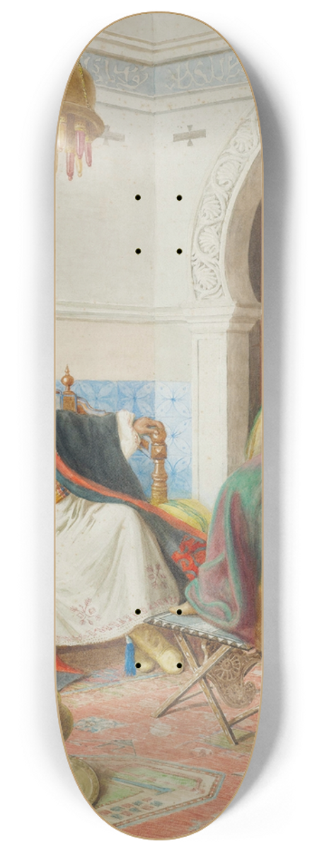 Achille Buzzi - In The Harem 8.25 inch art skate deck