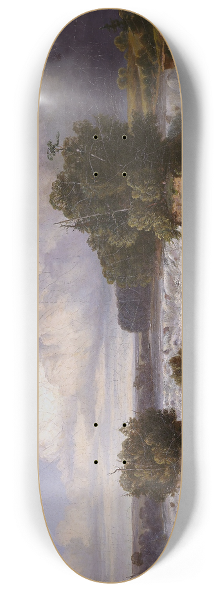 Henry Lewis - St. Anthony Falls as It Appeared in 1848 8.25 inch art skate deck