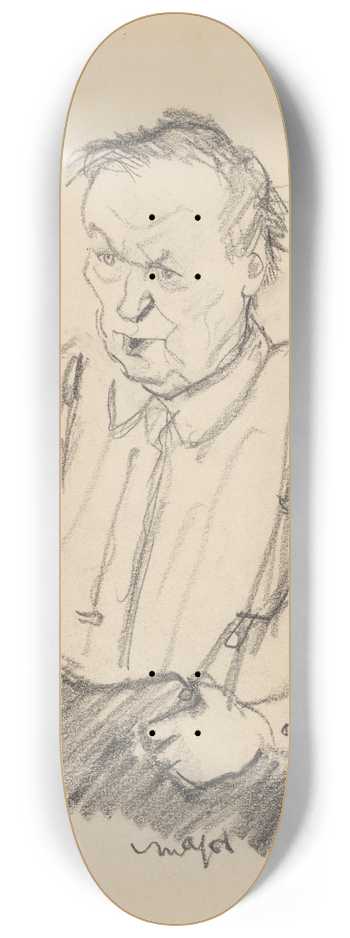 Henry Major - Clarence Seward Darrow 8.25 inch art skate deck