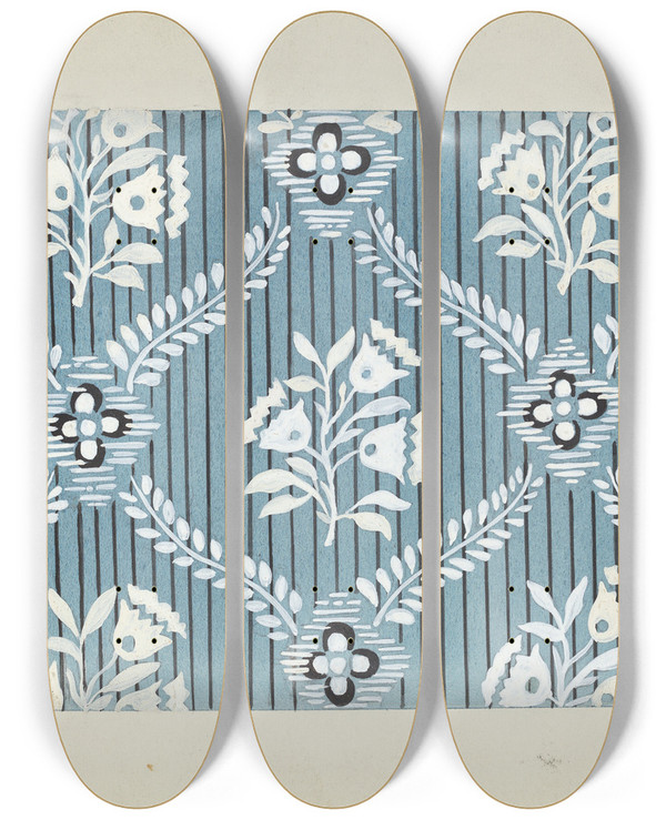 Triptych art skateboard deck of N Rathovich Wallpaper by N Rathovich