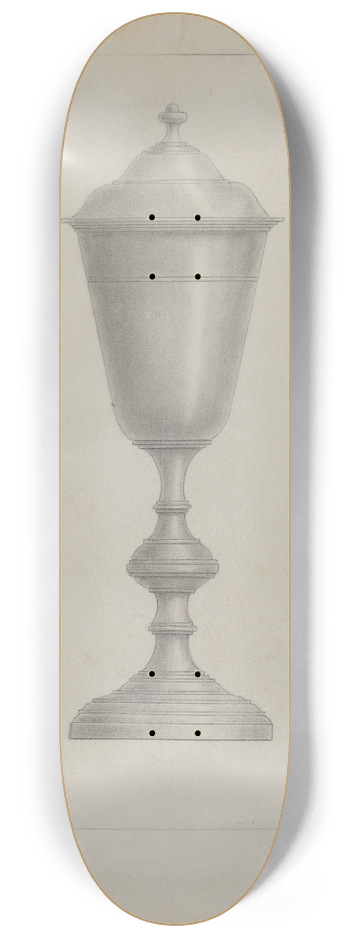 Henry Meyers - Pewter Chalice 8.25 inch art skate deck