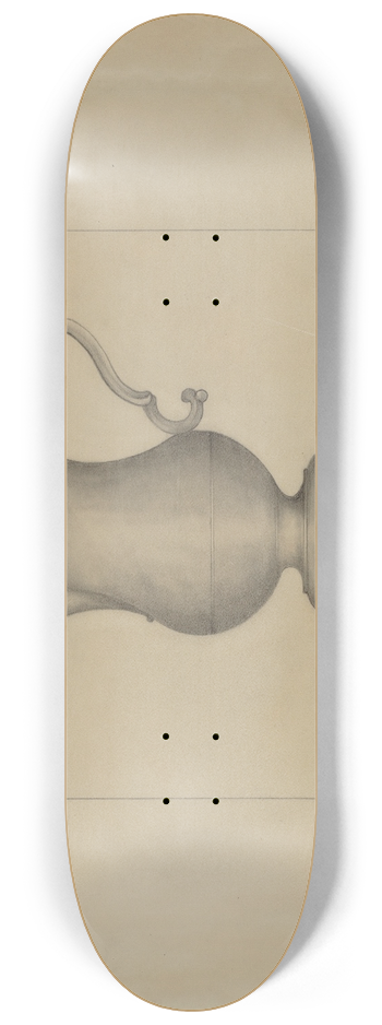 Henry Meyers - Pewter Creamer 8.25 inch art skate deck