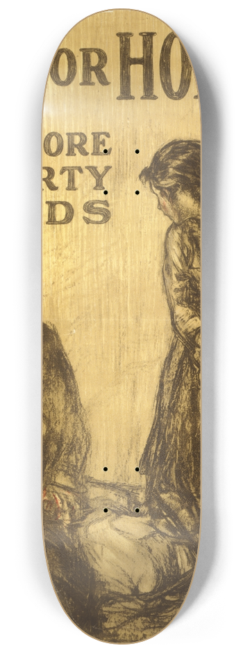 Henry Raleigh - Hun or home, Buy more Liberty Bonds 8.25 inch art skate deck