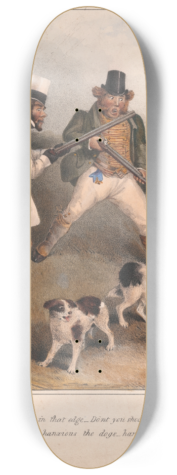 Henry Thomas Alken - Sporting Satirist 8.25 inch art skate deck