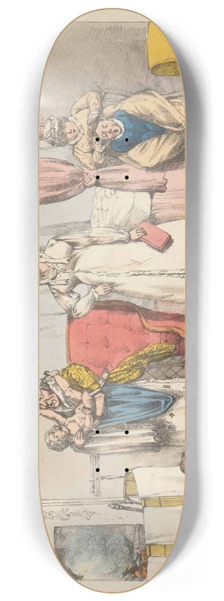 Henry Thomas Alken - The Infant 8.25 inch art skate deck