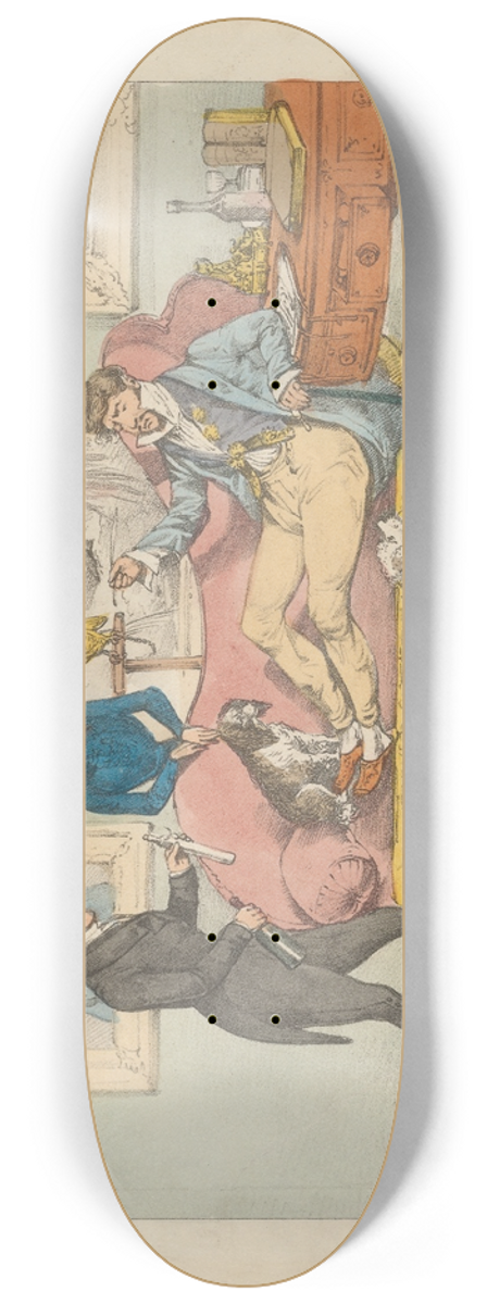 Henry Thomas Alken - The Lover 8.25 inch art skate deck