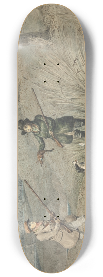 Henry Thomas Alken - Wild Duck Shooting 8.25 inch art skate deck