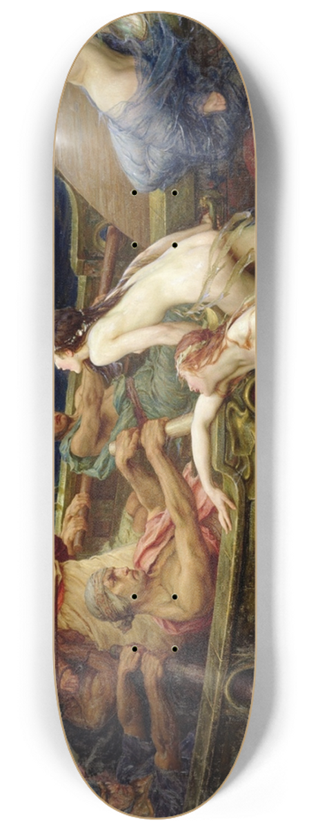 Herbert James Draper - Ulysses And The Sirens 8.25 inch art skate deck