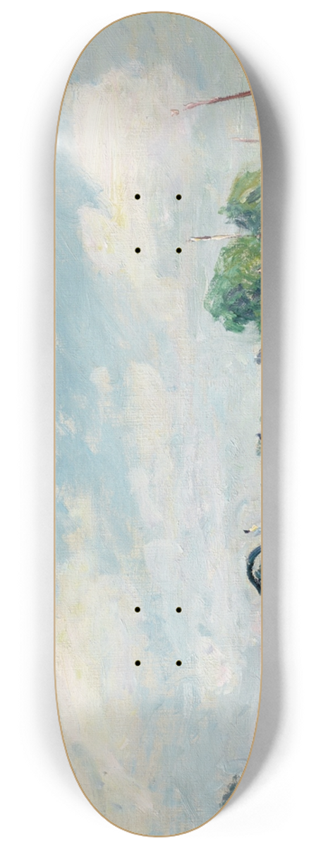 Alfred Sisley - Canal du Loing  Saint-Mamms 8.25 inch art skate deck