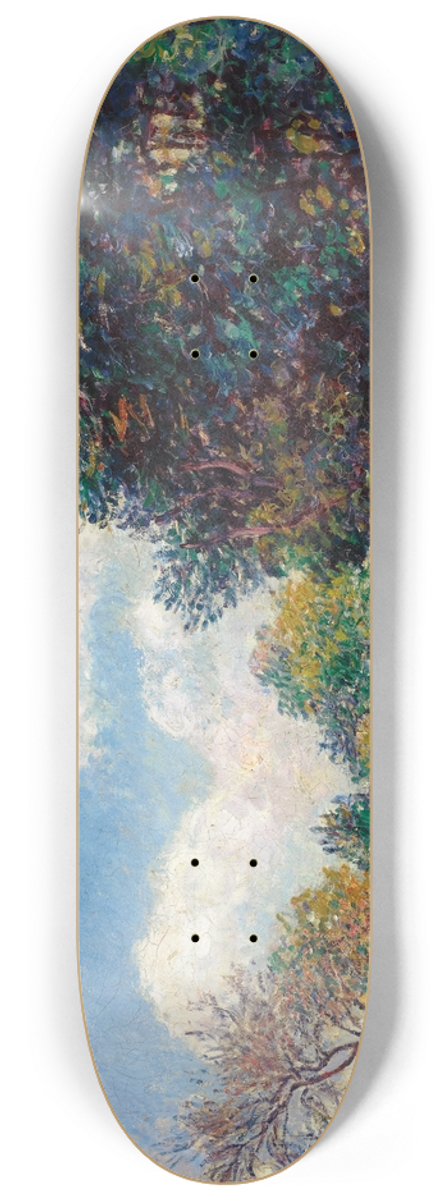 Alfred Sisley - Chemin  Lentre Dun Bois 8.25 inch art skate deck