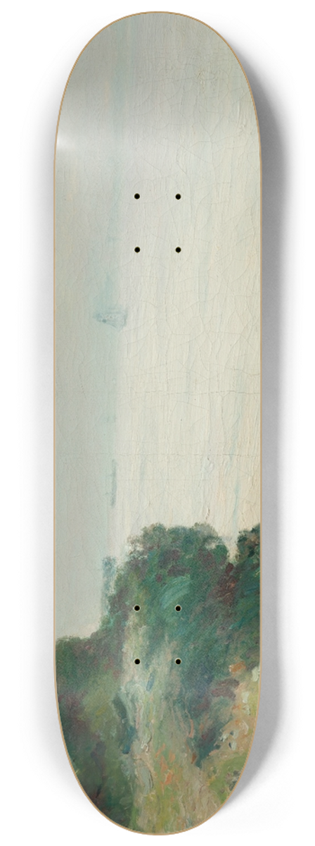 Alfred Sisley - La falaise de Penarth 8.25 inch art skate deck