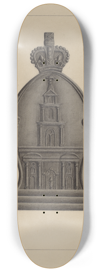 Herman Bader - Firemark 8.25 inch art skate deck