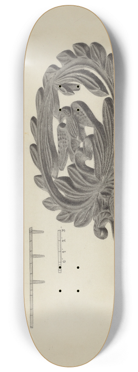 Herman Bader - Iron Holder 8.25 inch art skate deck