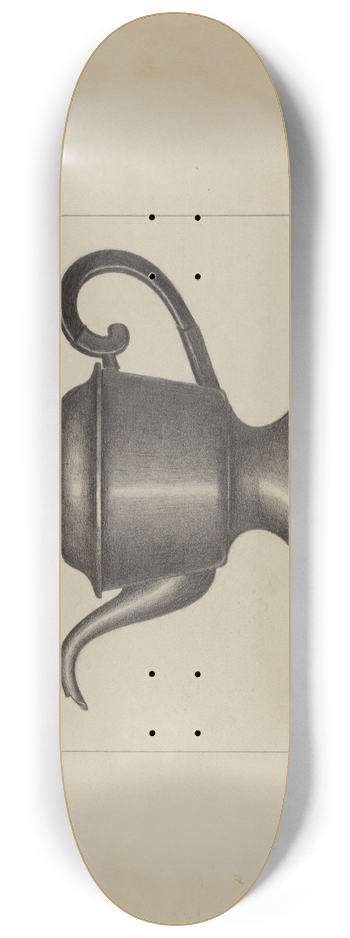 Herman Bader - Pewter Coffee Pot 8.25 inch art skate deck