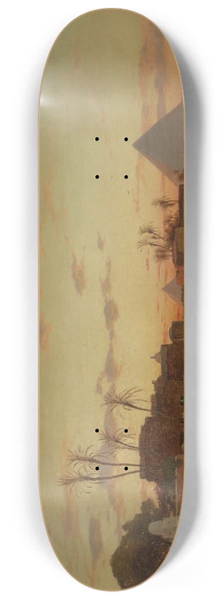 Hermann David Salomon Corrodi - On the banks of the Nile 8.25 inch art skate deck
