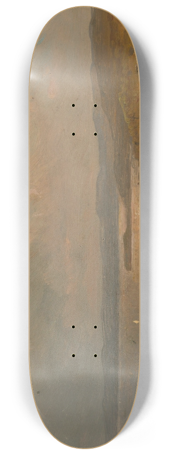 Hermann Fuechsel - A View From Mr. Henry Villard Villa at Dobbs Ferry, Hudson 8.25 inch art skate deck