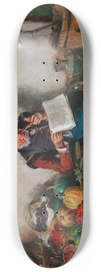 Hermann Kern - Der Gemsehndler 8.25 inch art skate deck