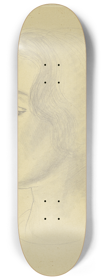 Hermann Lismann - Bildnis Sofia Dorothea Weyel 8.25 inch art skate deck