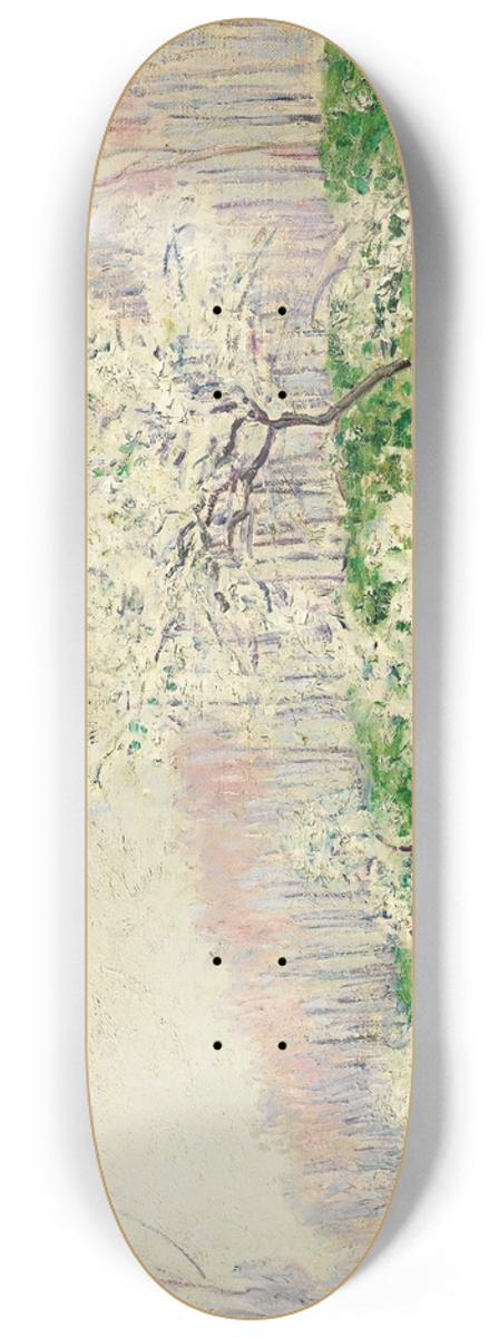 Alfred Sisley - Les Pommiers En Fleurs 8.25 inch art skate deck