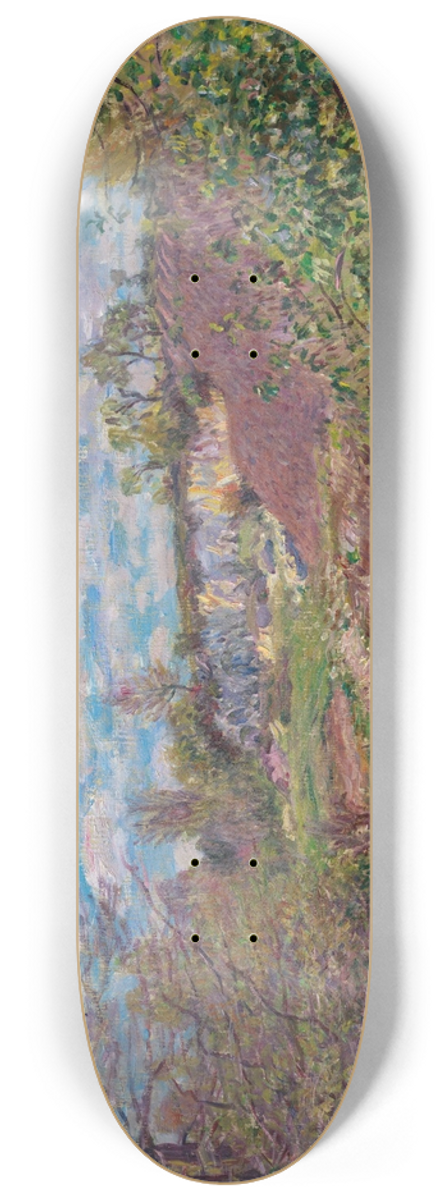Alfred Sisley - Soleil dhiver  Veneux-Nadon 8.25 inch art skate deck