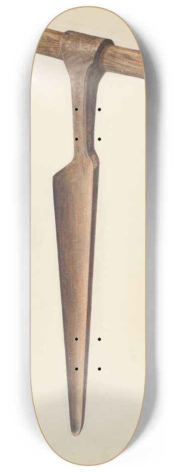 Herman O. Stroh - Auger 8.25 inch art skate deck