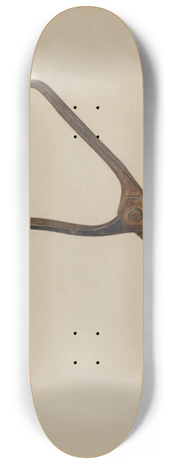 Herman O. Stroh - Bullet Mold 8.25 inch art skate deck